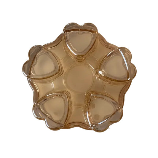 Glass Heat Resistant Coaster - Tea Warmer with Candle Holders
