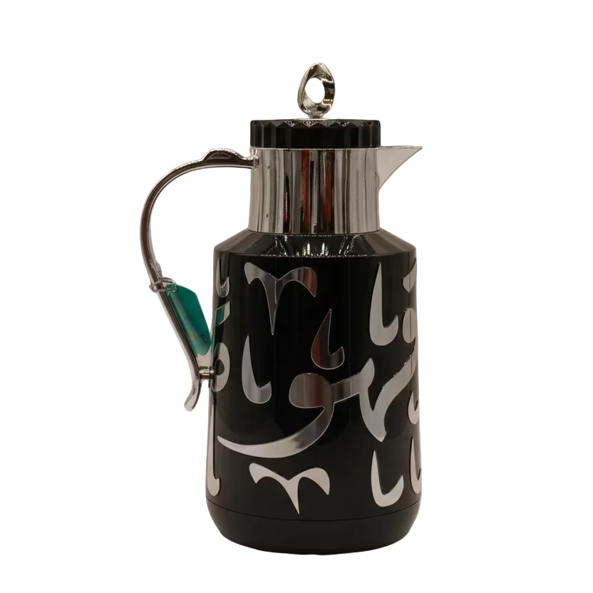Vacuum Flask 1.0L - Arabic Coffee & Tea Thermos Black Gold